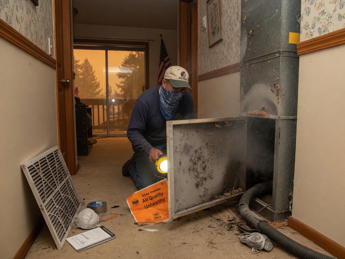 How Milwaukie Homes Handle Wildfire Smoke in Air Ducts